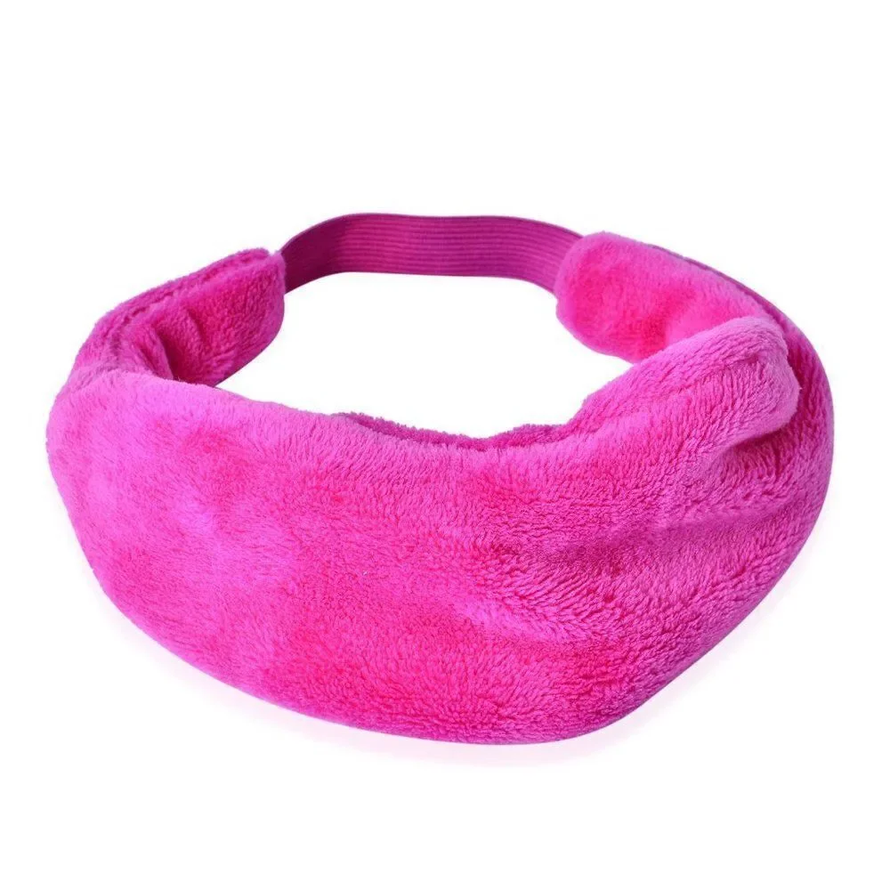 Travel Pillow with Eye Mask Set Pink
